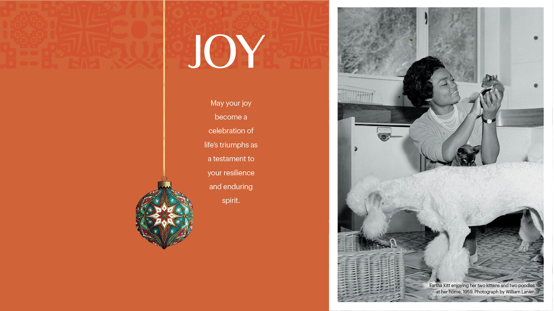 Johnson Publishing Company Archive Holiday Card Animation Screen